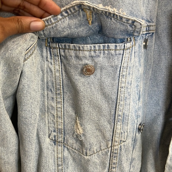 H & M Longline Jean Jacket - Picture 5 of 11